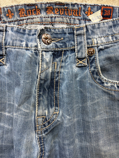 ROCK REVIVAL JEANS W38 L32 #RR27