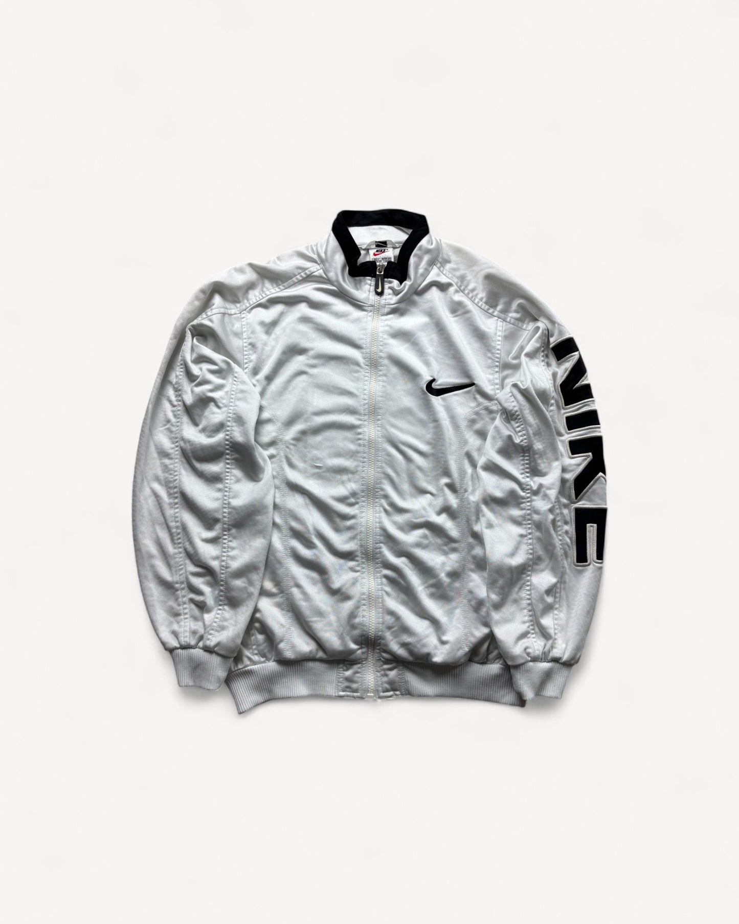 NIKE WHITE ZIP UP VEST (S)