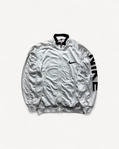 NIKE WHITE ZIP UP VEST (S)