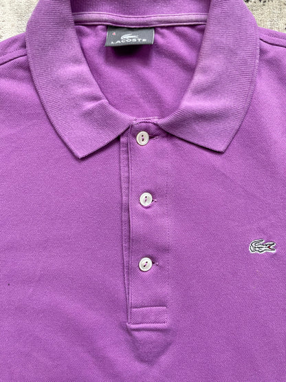 LACOSTE POLO SHIRT PURPLE (M)