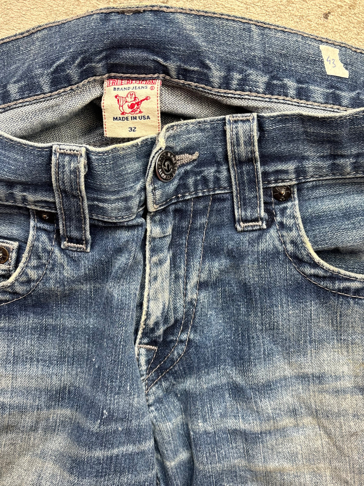 TRUE RELIGION JEANS W32 L30 #TR43