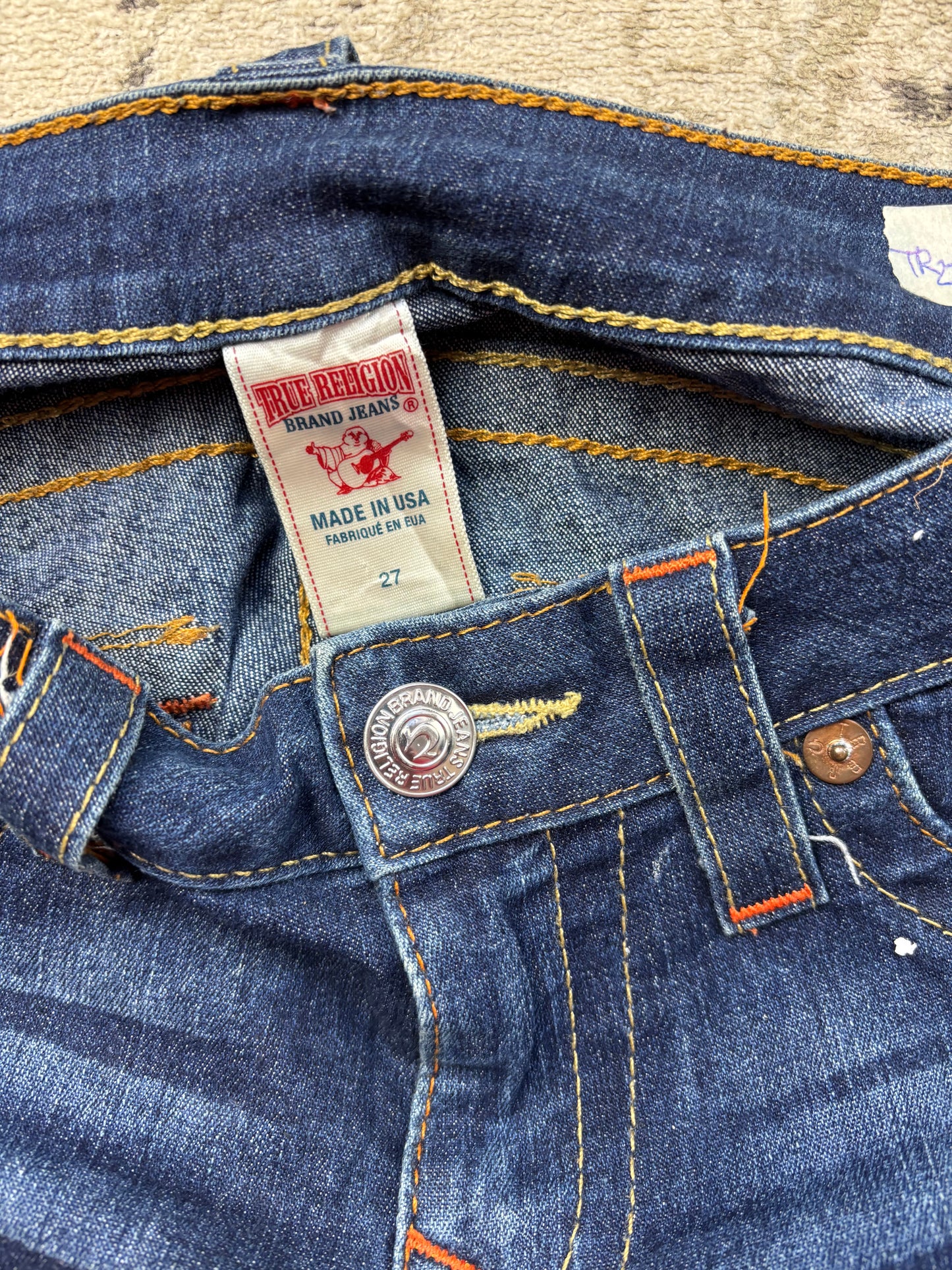 TRUE RELIGION JEANS W27 L32 #TR27