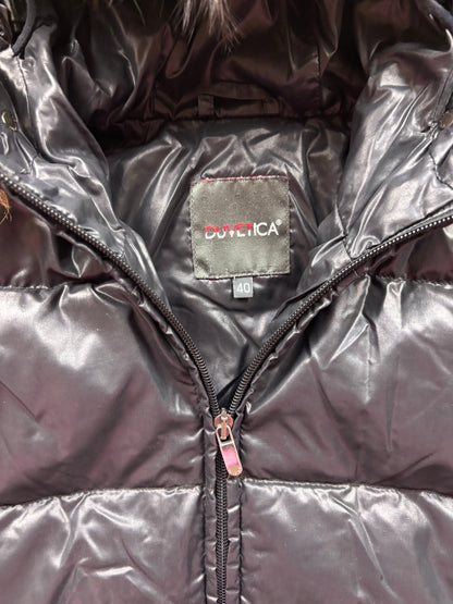 DUVETICA BLACK WOMEN PUFFER JACKET (M)
