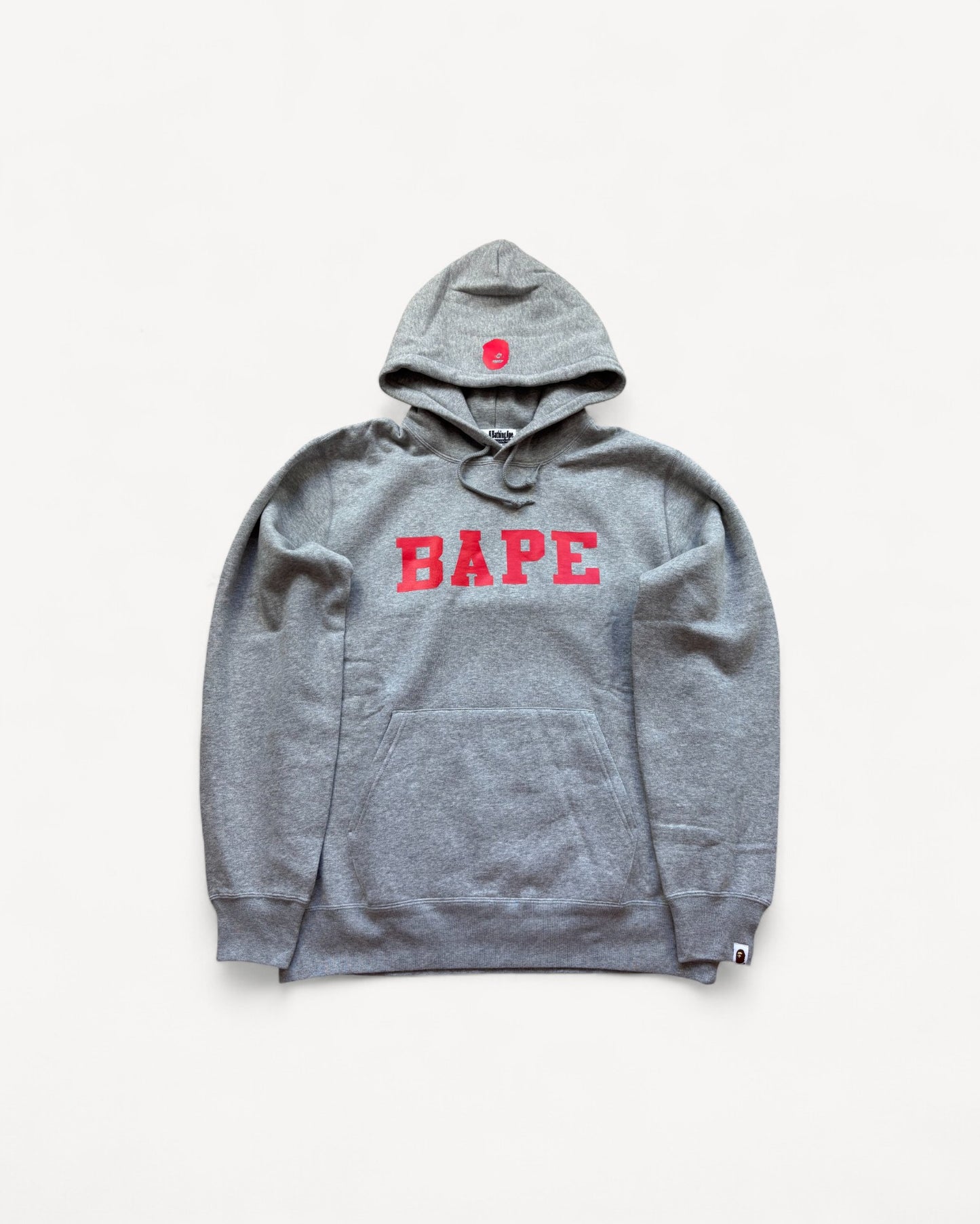 BAPE GREY HOODIE (XL)