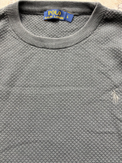 RALPH LAUREN GREY KNIT (L)