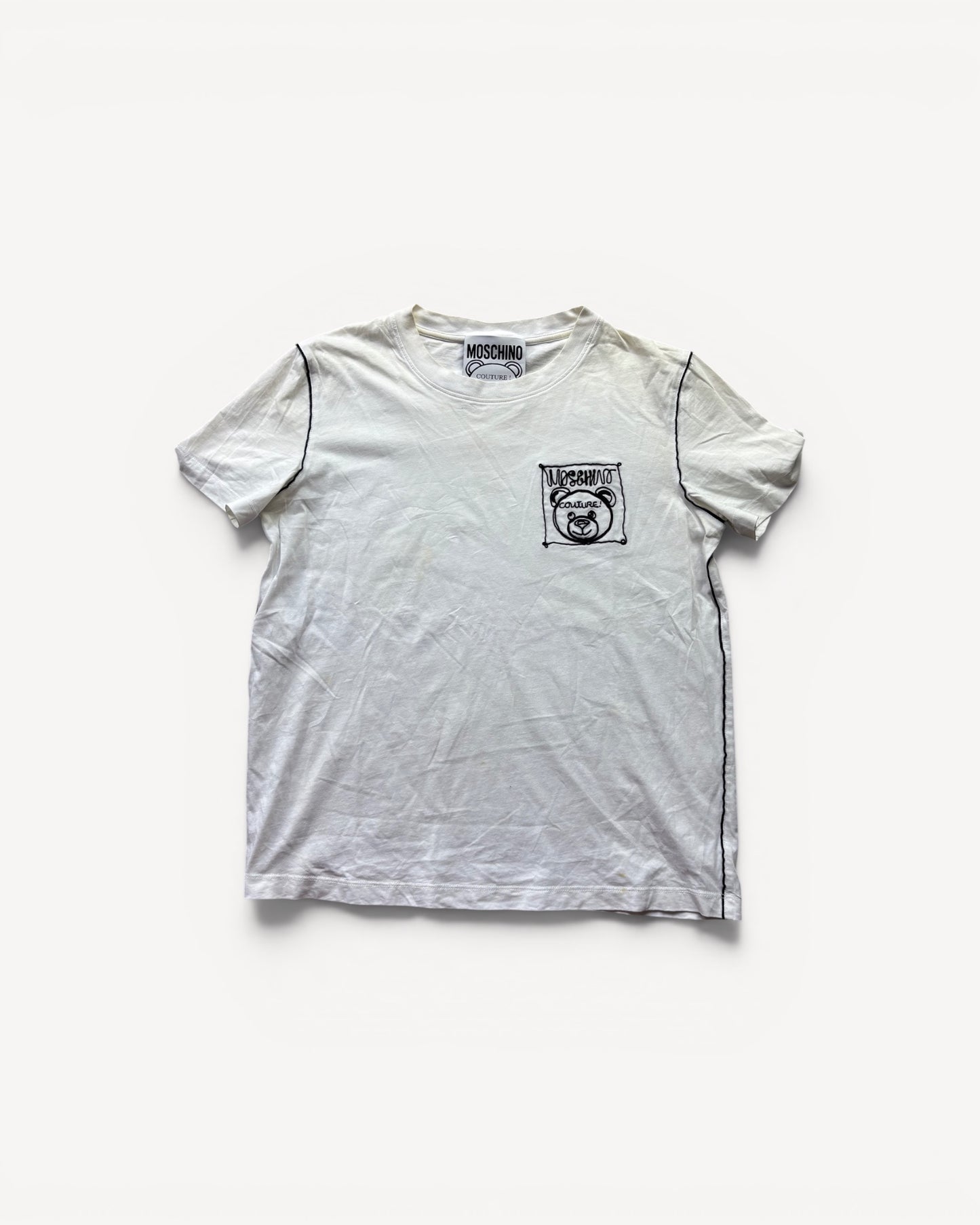 MOSCHINO WHITE T-SHIRT (S)