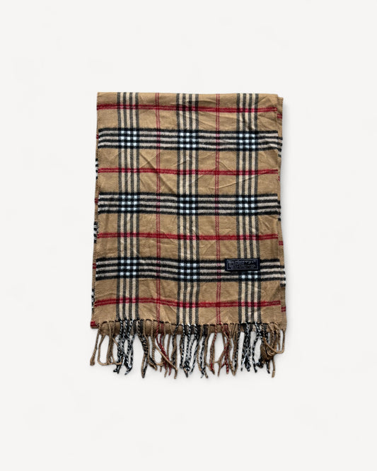 BURBERRY NOVACHECK SCARF BEIGE