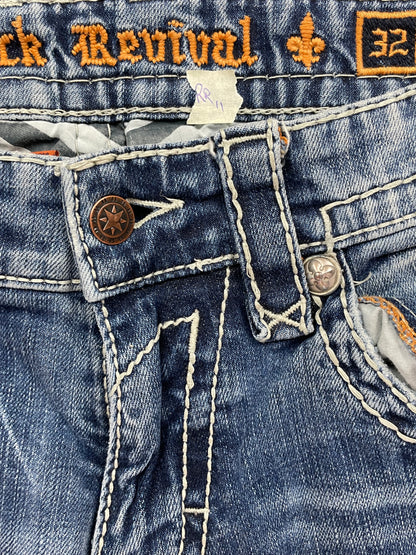 ROCK REVIVAL JEANS W32 L32 #RR11