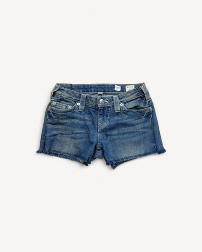 TRUE RELIGION HOT PANT W28 #S39