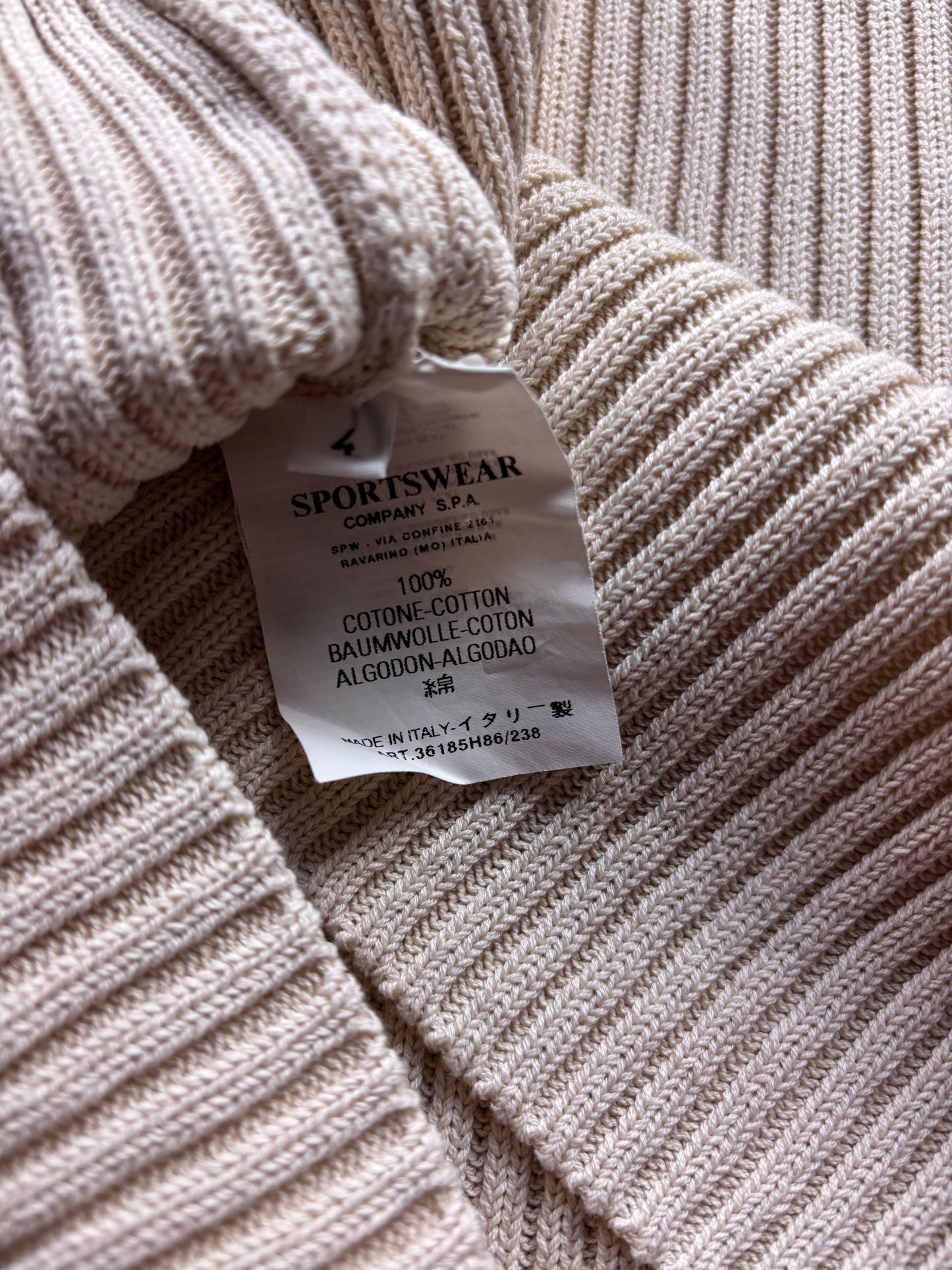 CP COMPANY HALF ZIP UP KNIT (M)