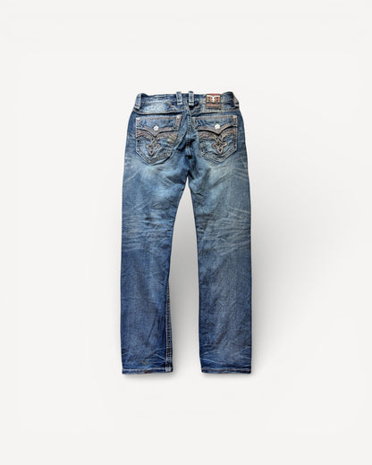 ROCK REVIVAL JEANS W32 L32 #RR13