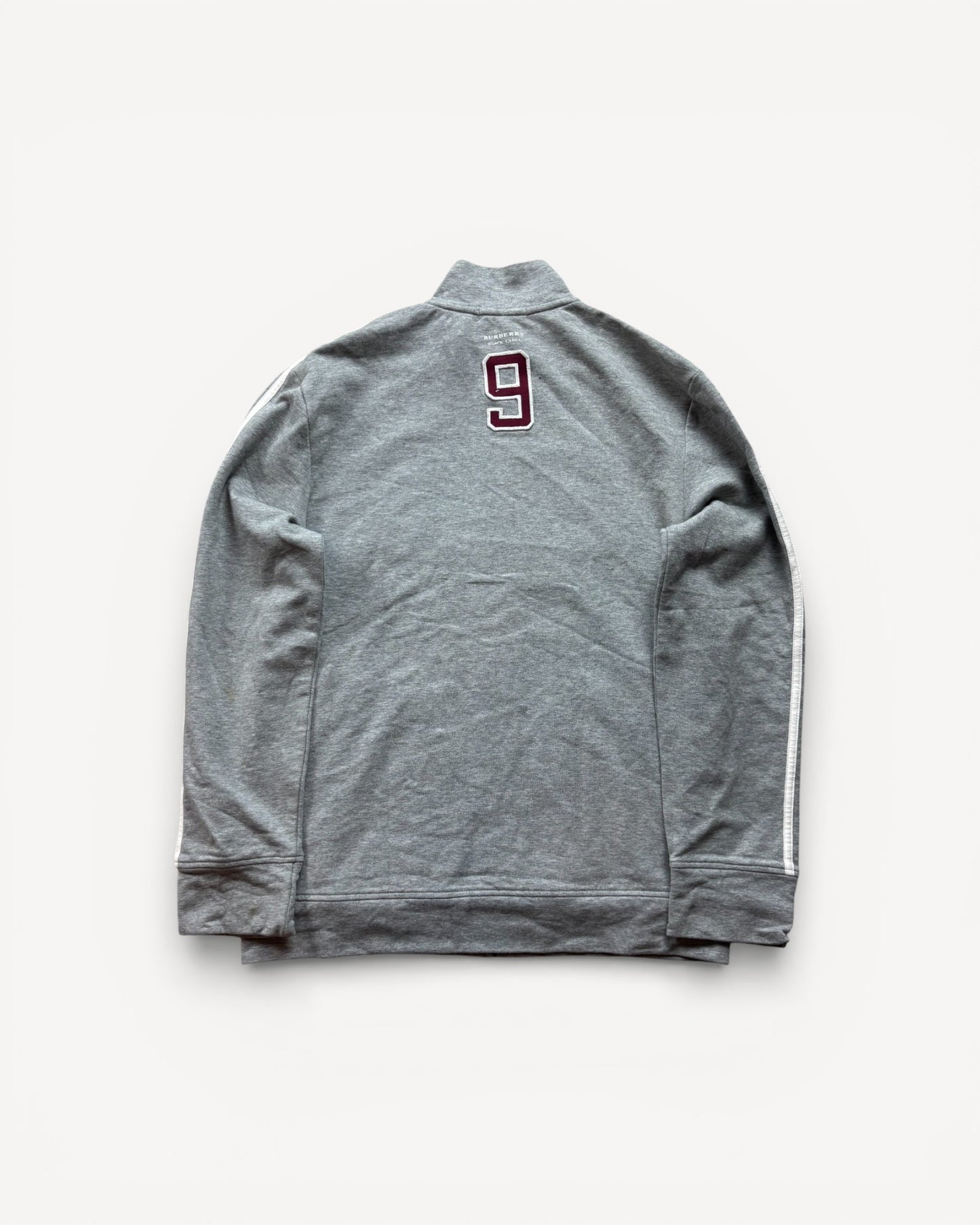 BURBERRY GREY ZIP UP VEST (S)