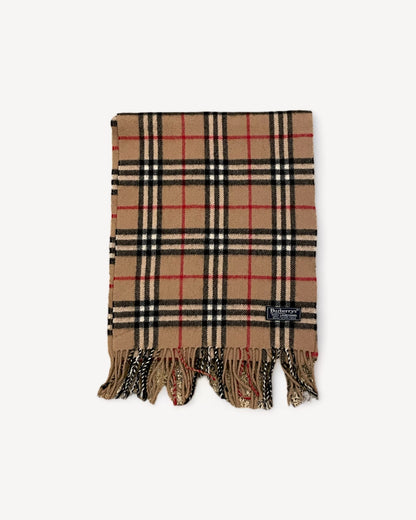 BURBERRY NOVACHECK SCARF BEIGE