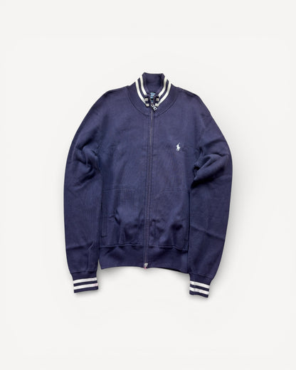 RALPH LAUREN NAVY ZIP UP HOODIE (M)