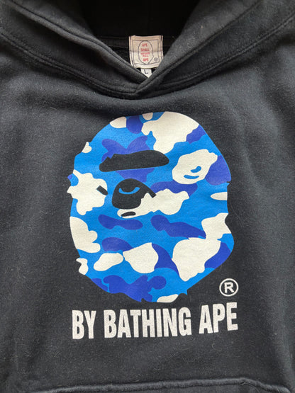 BAPE BLACK HOODIE (L)