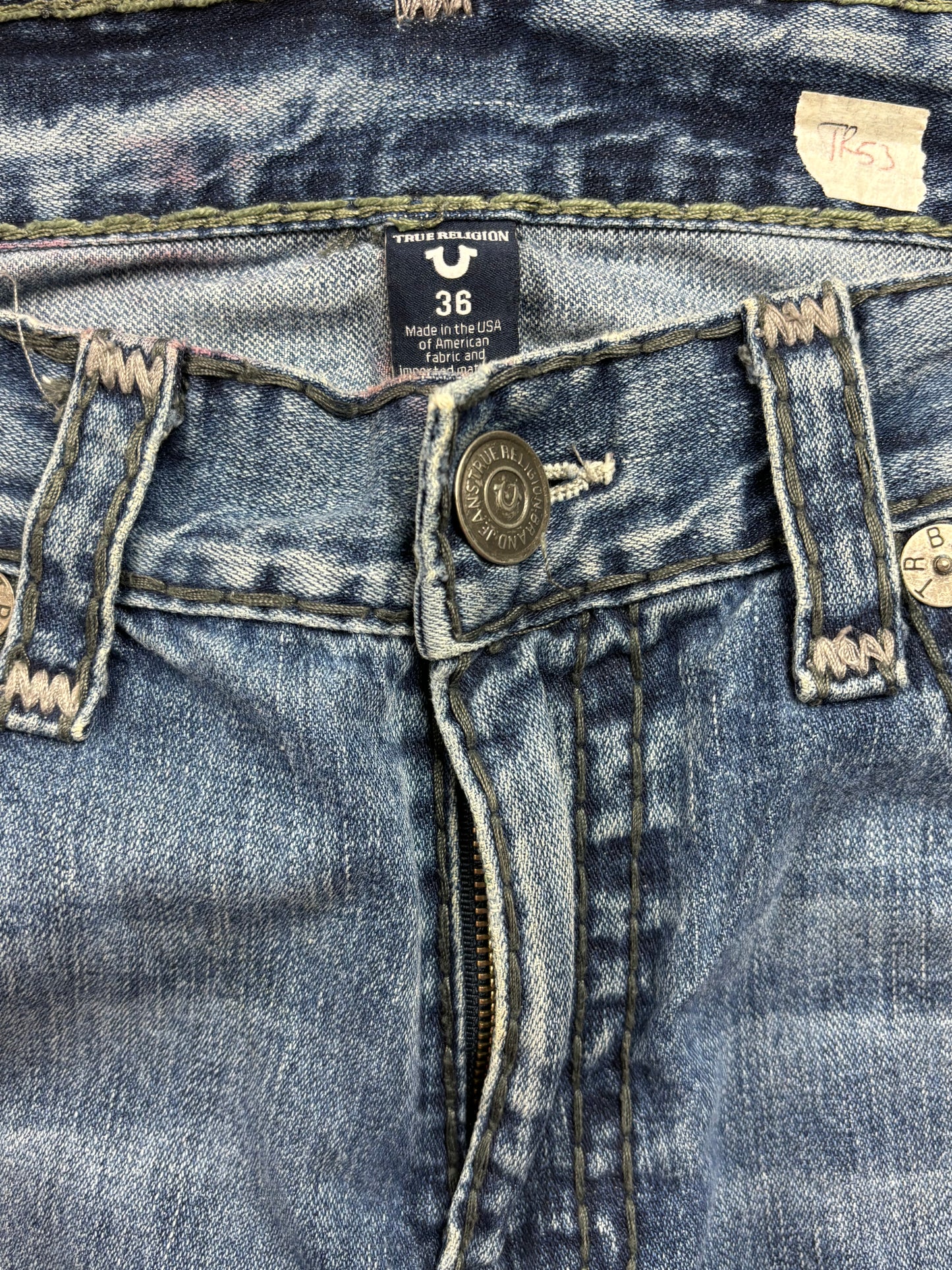 TRUE RELIGION JEANS W36 L34 #TR53