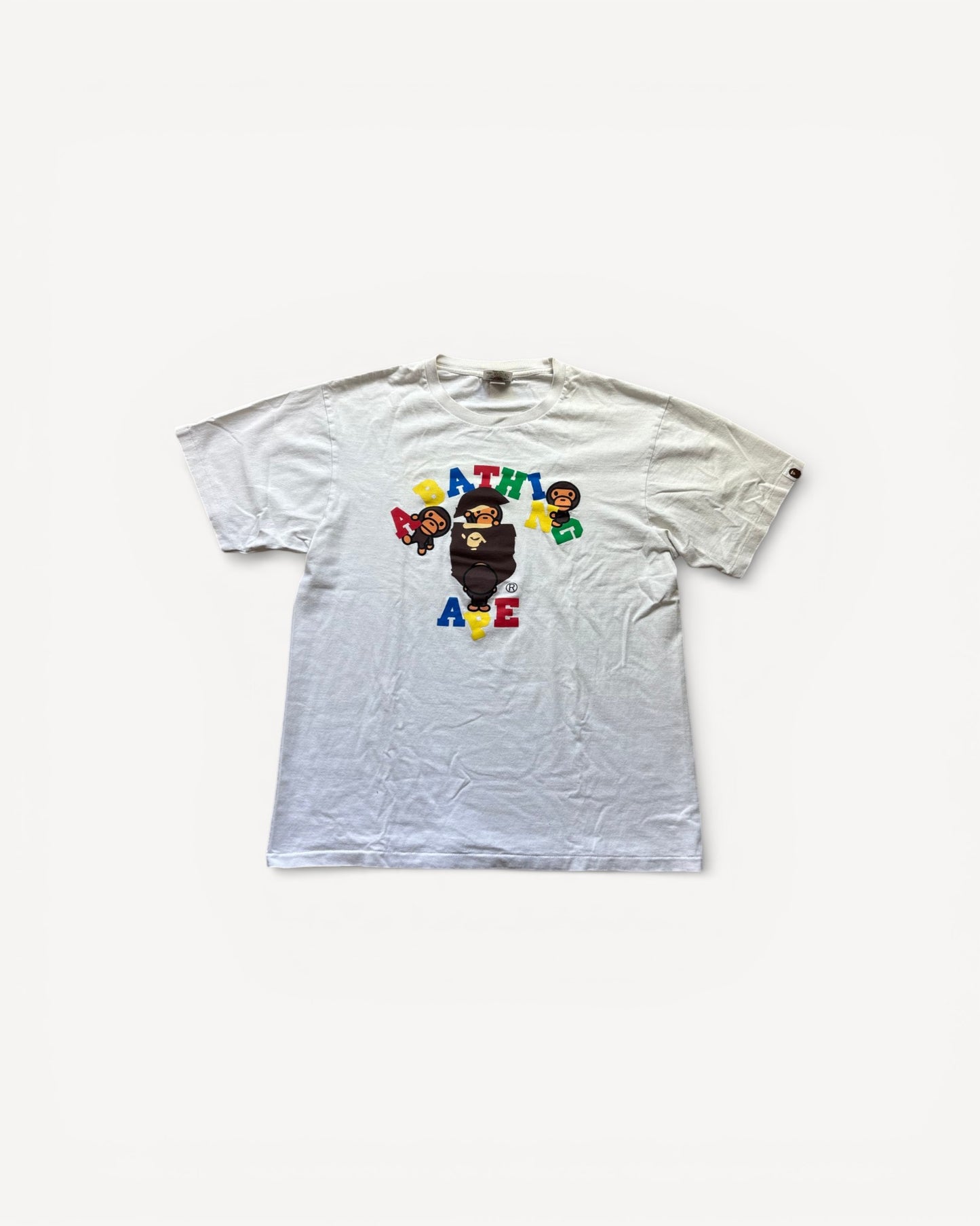 BAPE WHITE T-SHIRT (L)