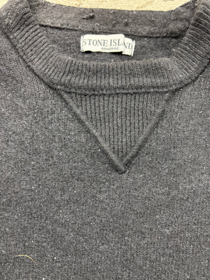STONE ISLAND BLACK KNIT (S)