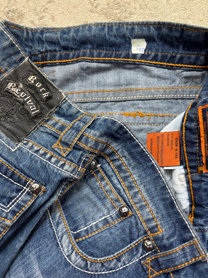 ROCK REVIVAL JEANS W36 L30 #RR23