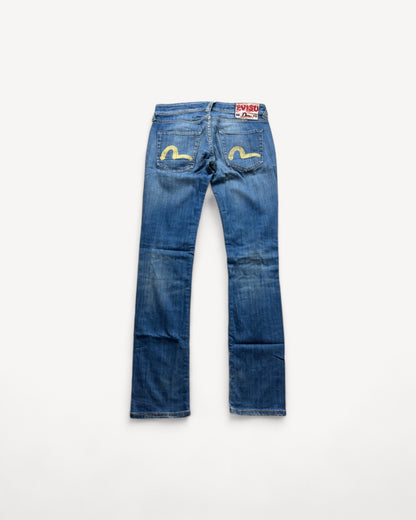 EVISU WOMEN JEANS W27 L30 #E1