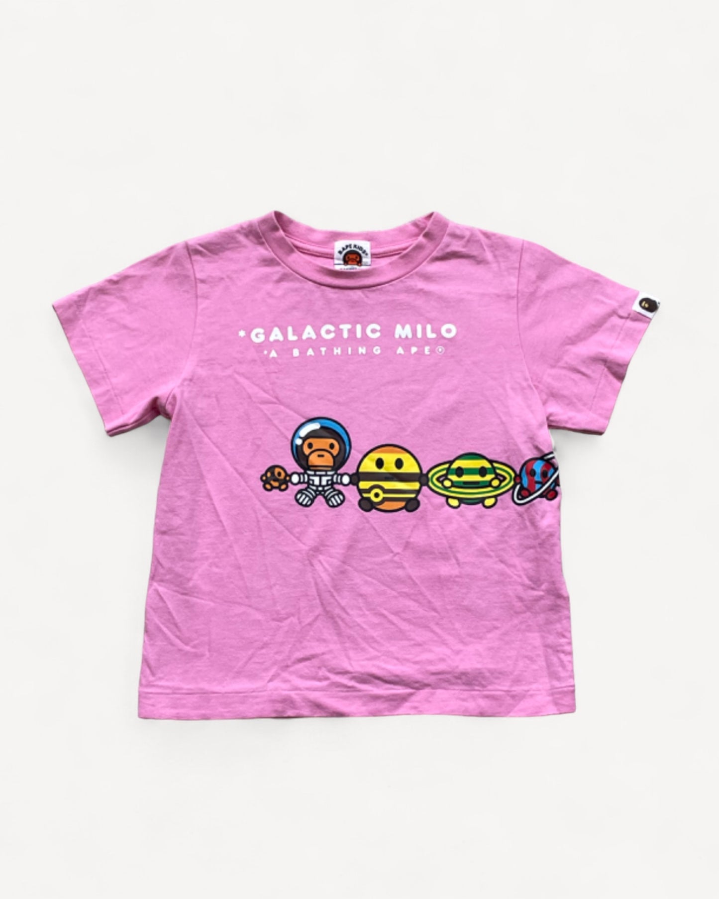 BAPE BABYMILO PINK T-SHIRT (XS)