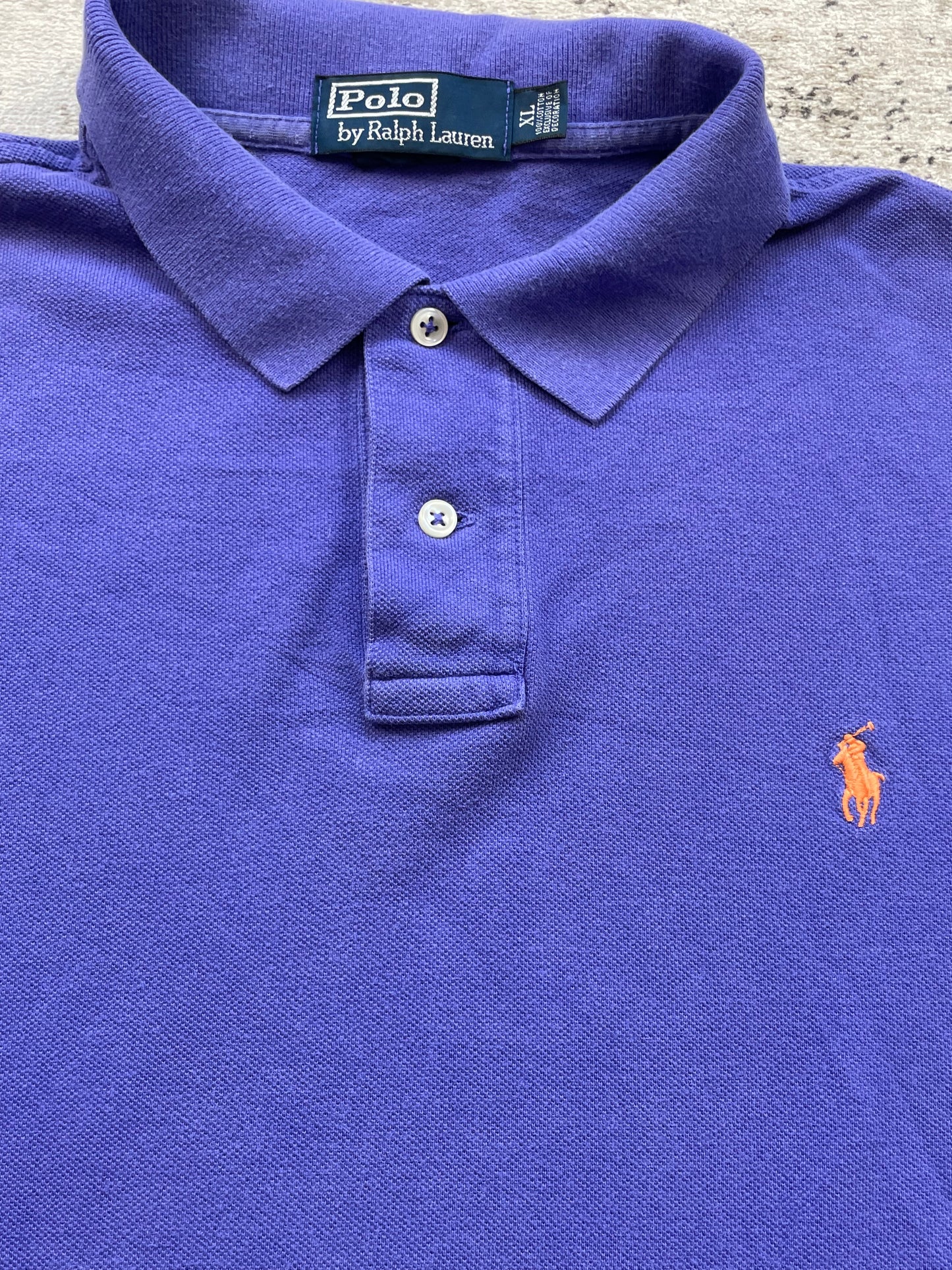 RALPH LAUREN POLO SHIRT PURPLE (XL)