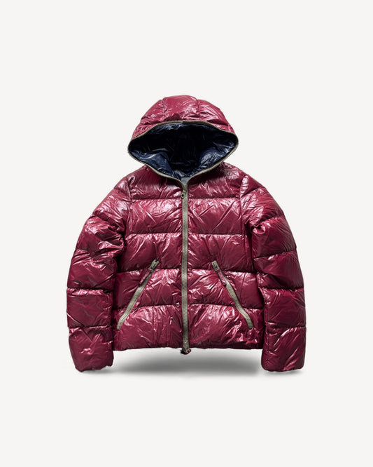 DUVETICA RED PUFFER JACKET (S/M)