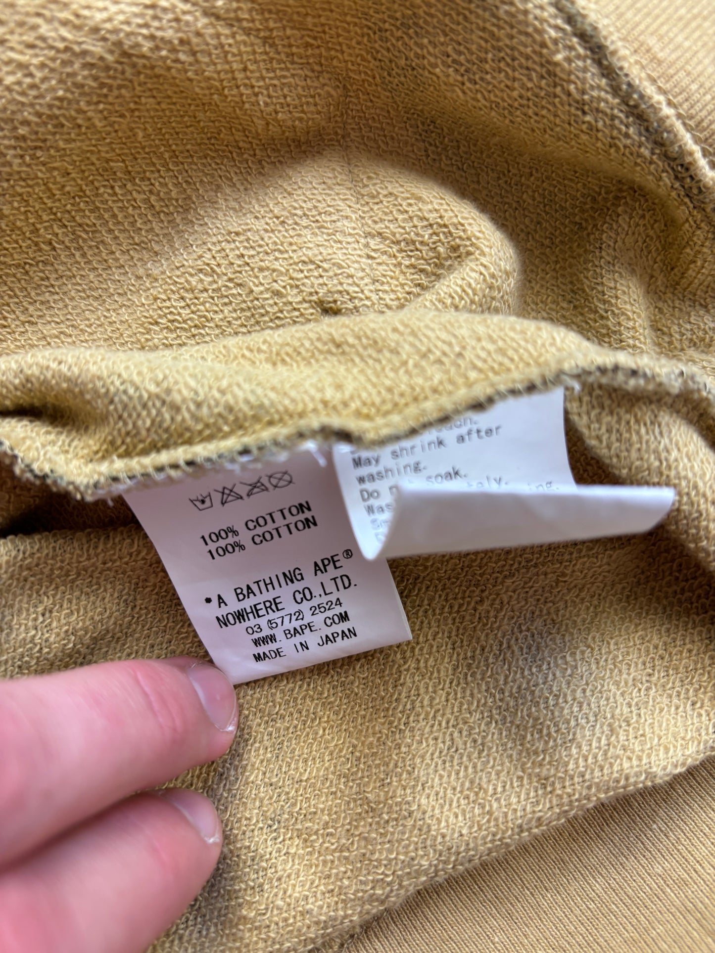 BAPE CAMO ZIP UP HOODIE (S)