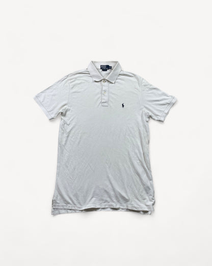 RALPH LAUREN POLO SHIRT WHITE (L)