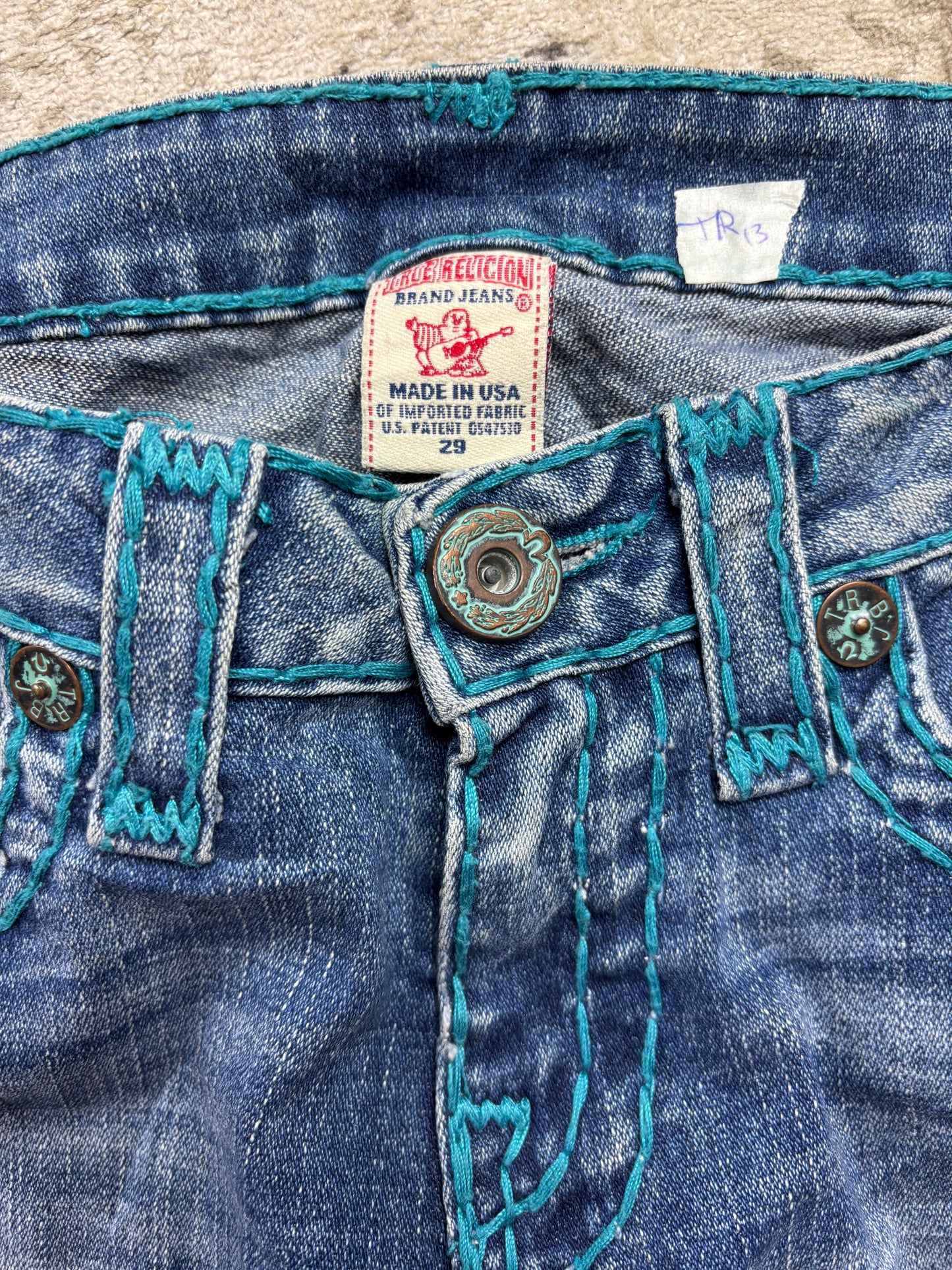 TRUE RELIGION JEANS W29 L32 #TR13
