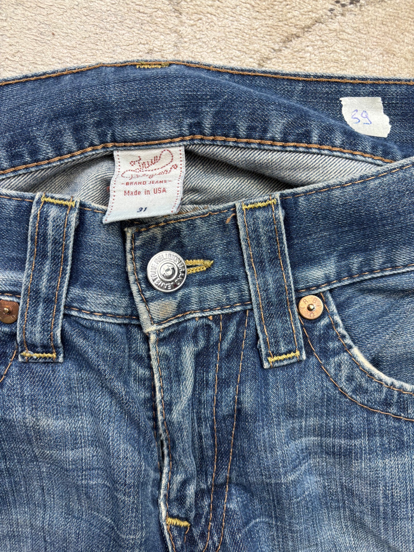 TRUE RELIGION JEANS W31 L32 #TR39