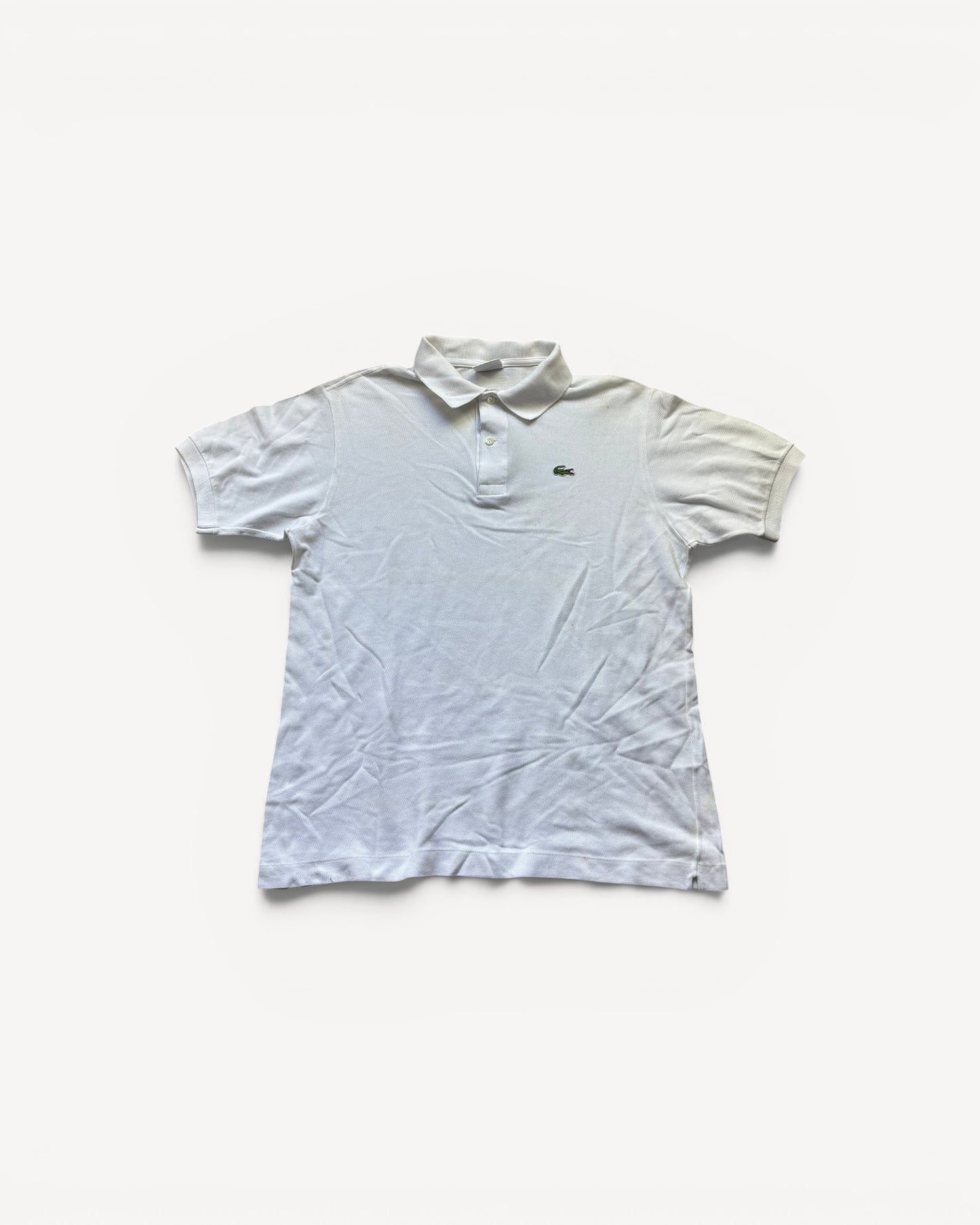LACOSTE POLO SHIRT WHITE (L)