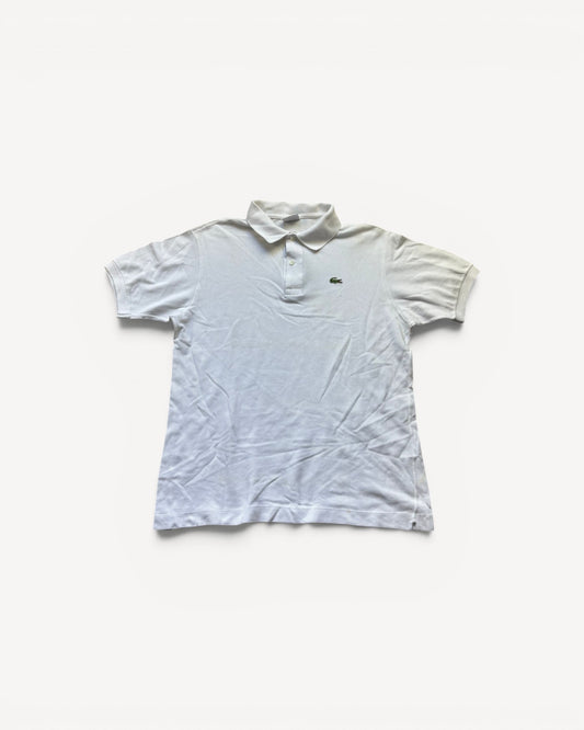 LACOSTE POLO SHIRT WHITE (L)