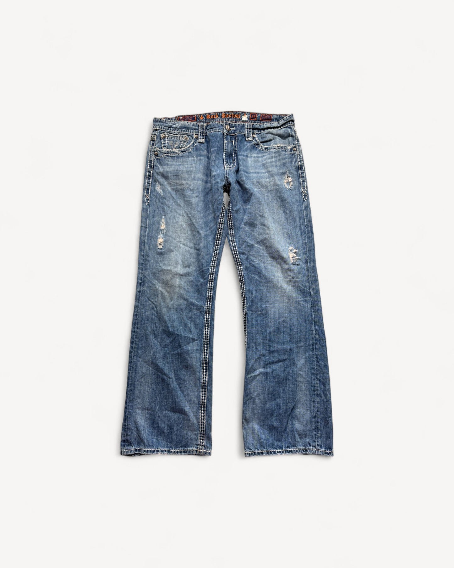 ROCK REVIVAL JEANS W38 L34 #RR24