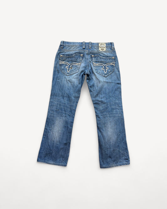 ROCK REVIVAL JEANS W34 L30 #RR22