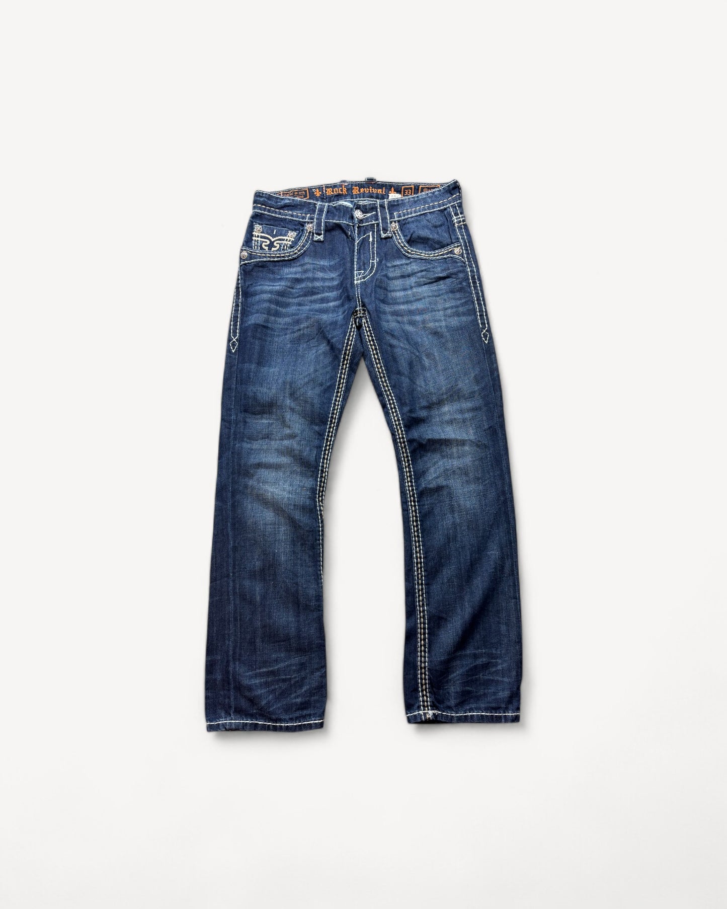 ROCK REVIVAL JEANS W33 L32 #RR2