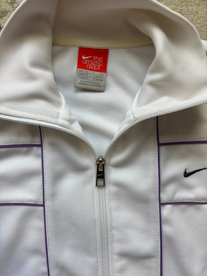 NIKE WHITE ZIP UP VEST (S)