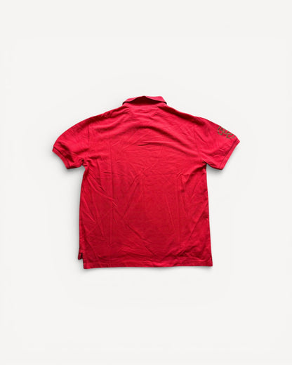 RALPH LAUREN POLO SHIRT RED (L)