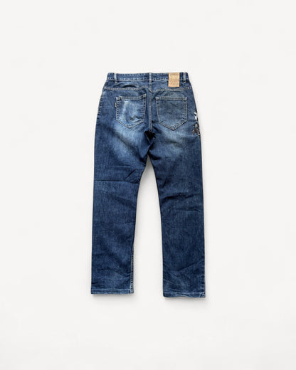 JAPANESE EMBROIDERED DENIM W32 L32 #JAP11