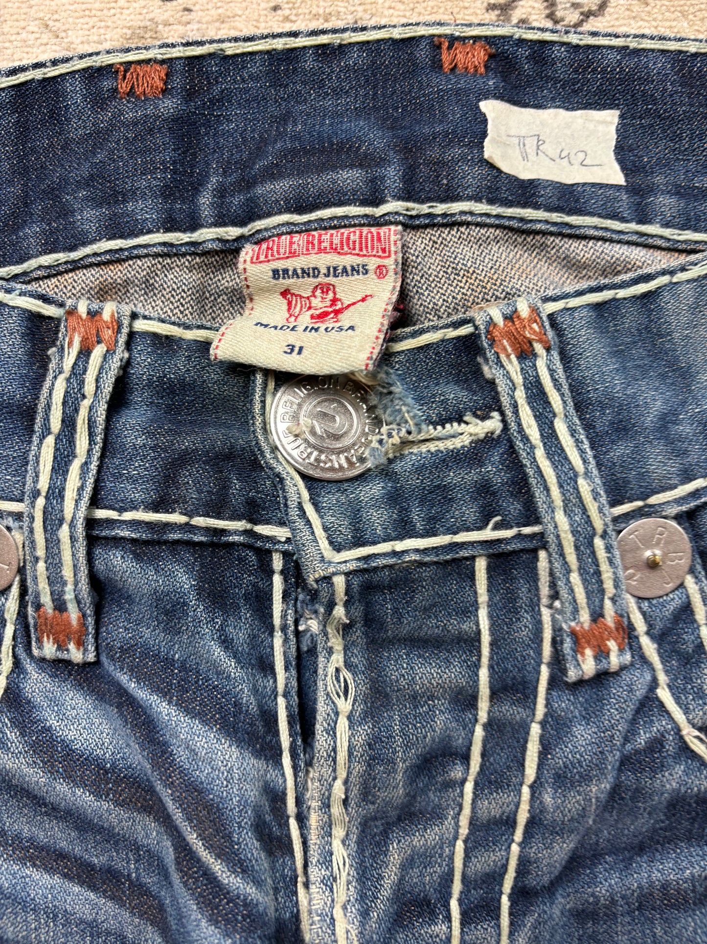 TRUE RELIGION JEANS W31 L32 #TR42