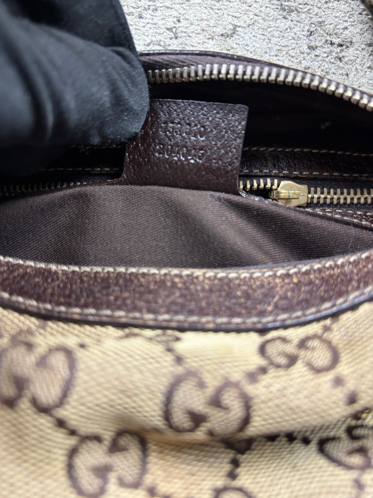 GUCCI MONOGRAM HOBO BAG