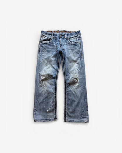 ROCK REVIVAL JEANS W34 L30 #RR2
