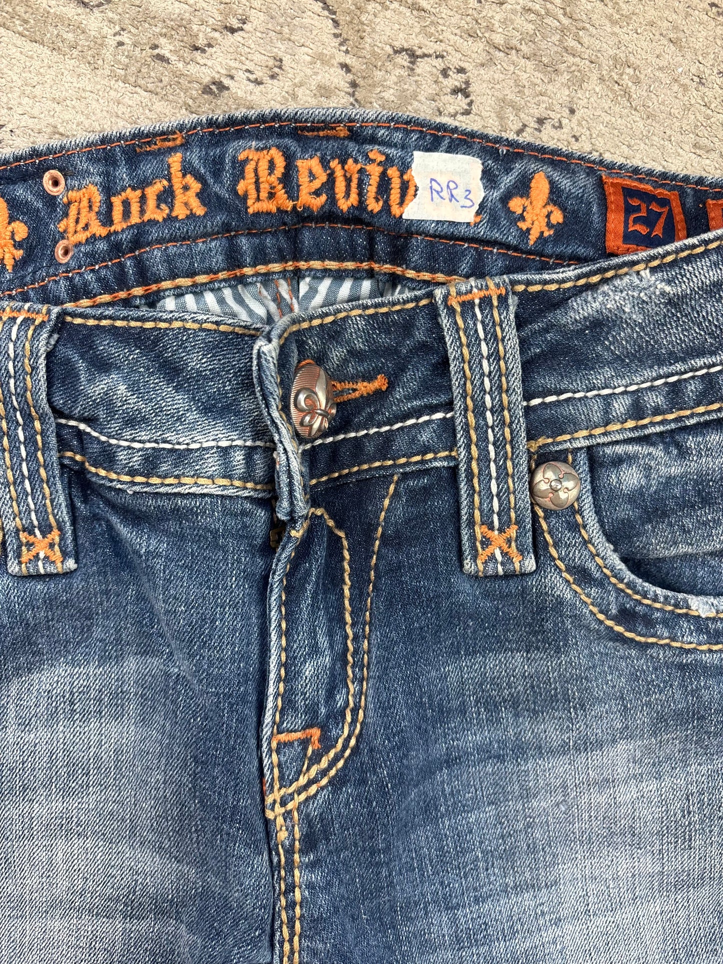 ROCK REVIVAL JEANS W27 L30 #RR3