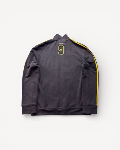 BURBERRY BROWN ZIP UP VEST (M)