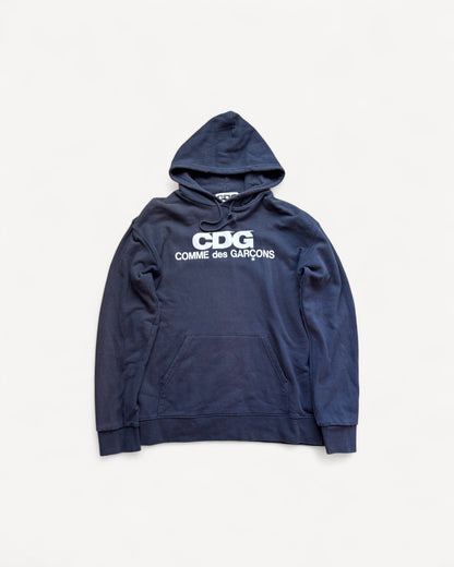 CDG BLACK HOODIE (XL)