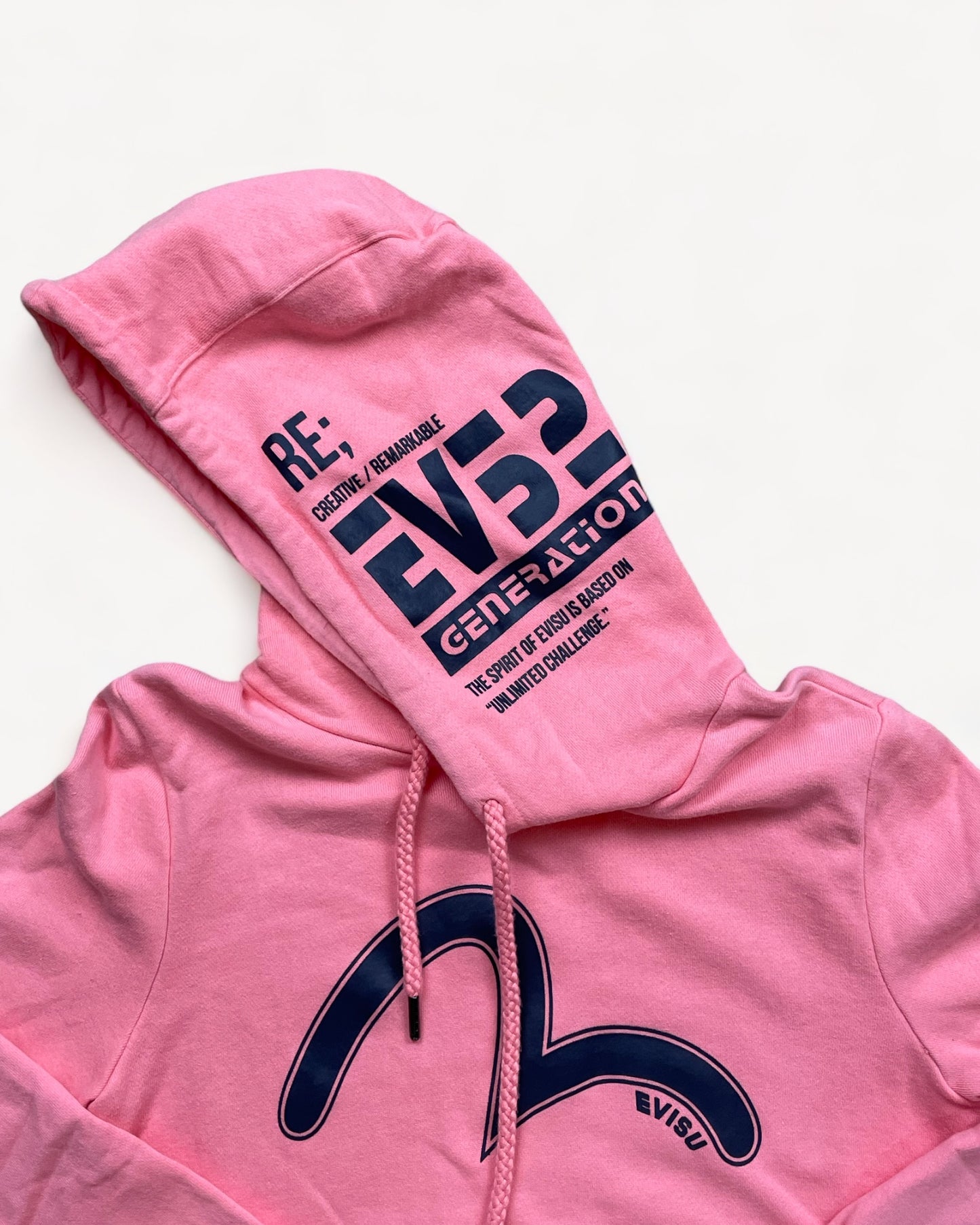 EVISU PINK HOODIE (S)