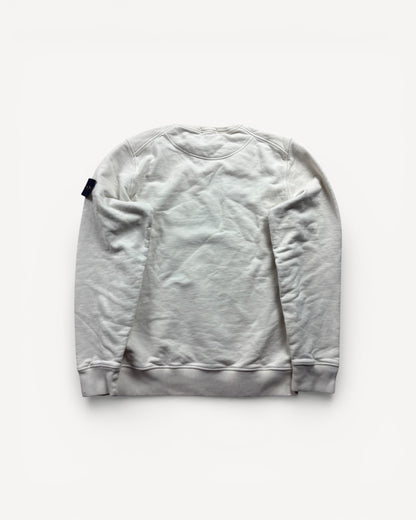 STONE ISLAND WHITE SWEATER (M)