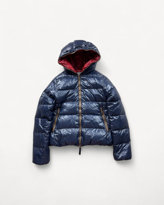 DUVETICA BLUE WOMEN PUFFER JACKET (S)