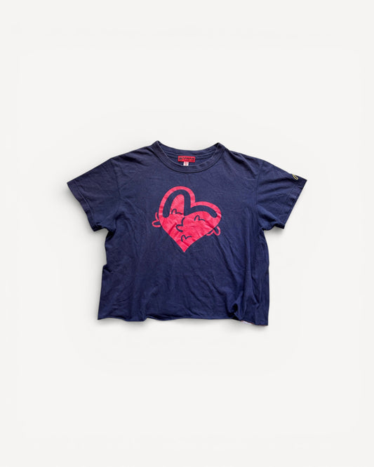 EVISU NAVY T-SHIRT (S)