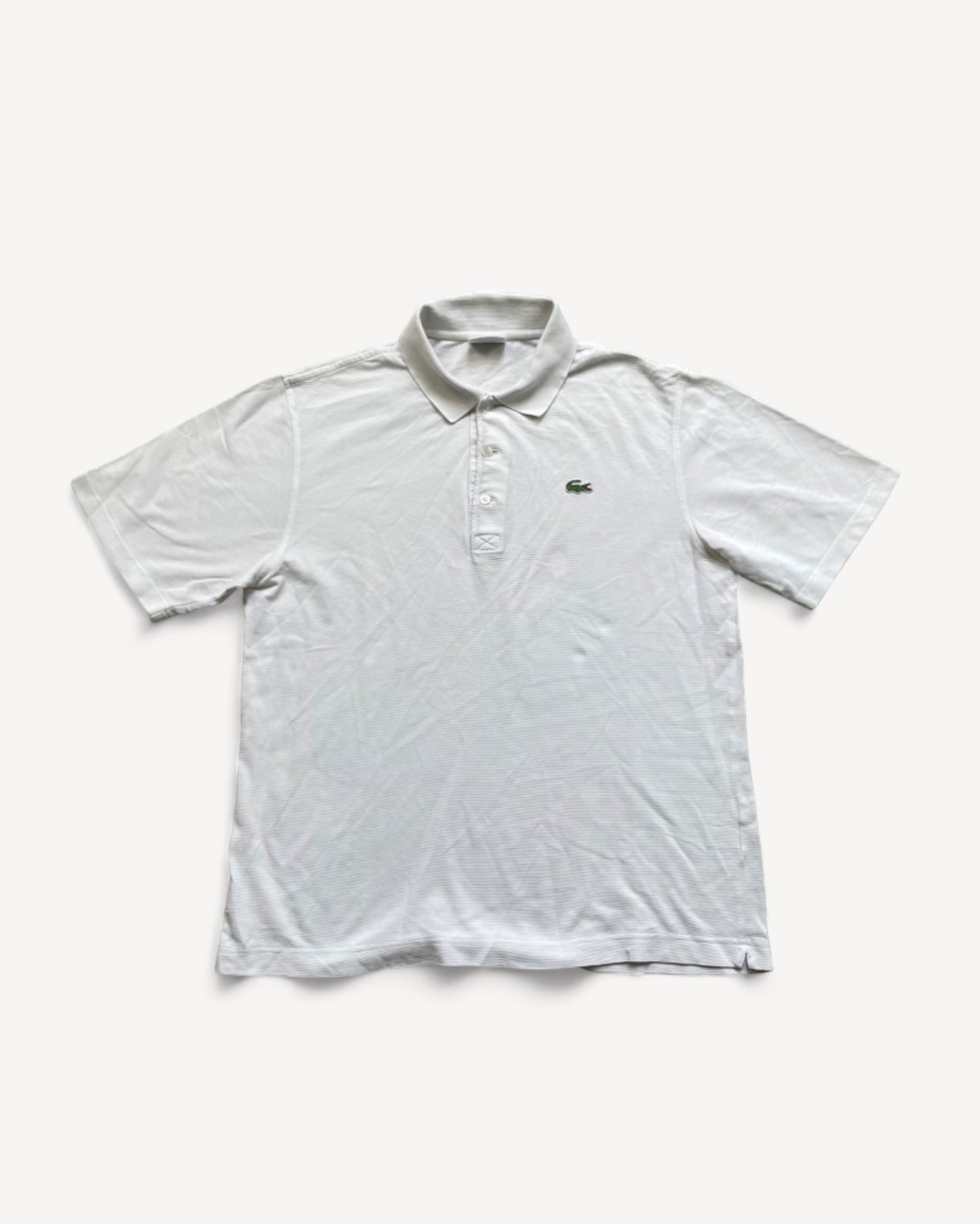 LACOSTE POLO SHIRT WHITE (M)